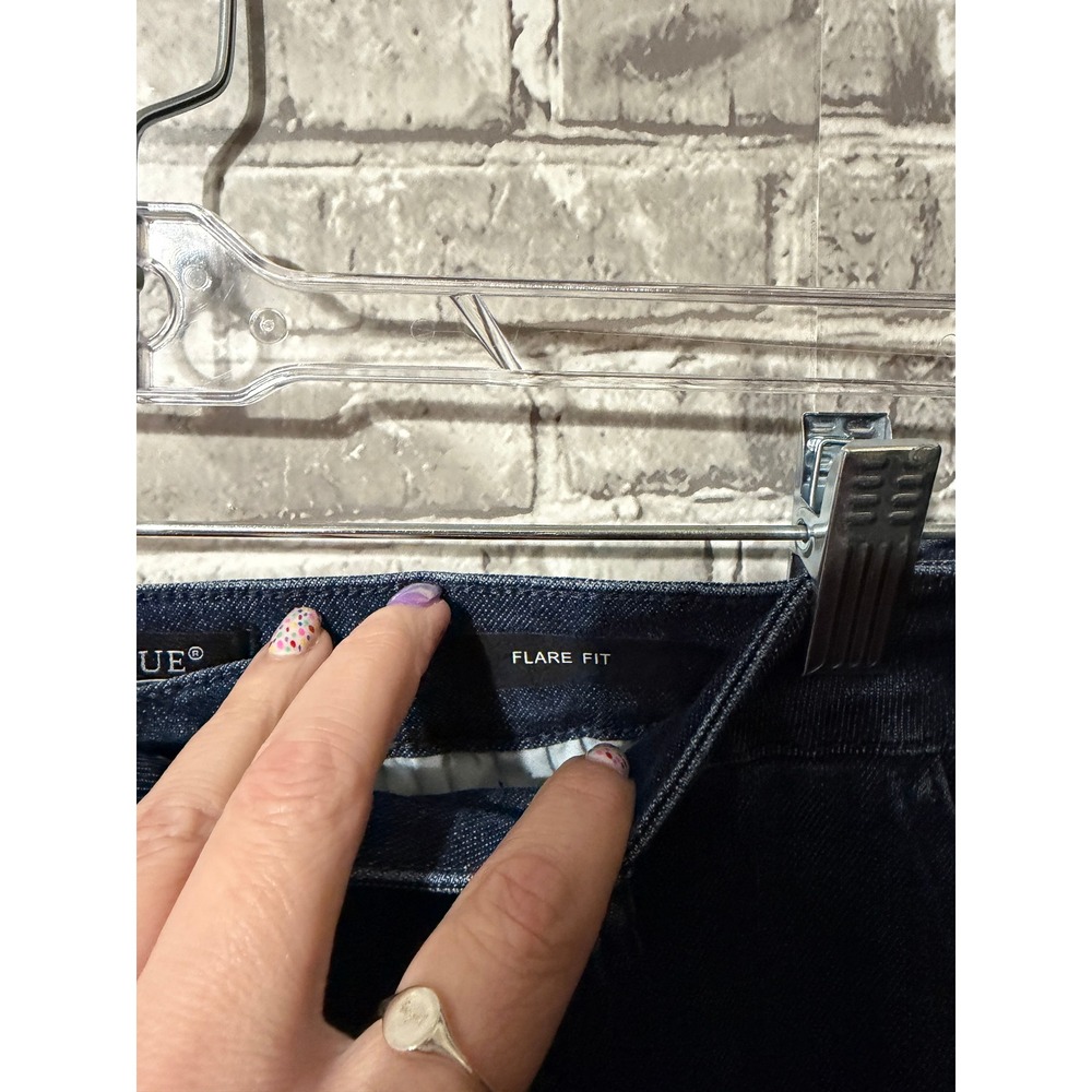 Judy Blue High Waist Flare Jeans with Front Patch Pockets - Picture 4 of 5